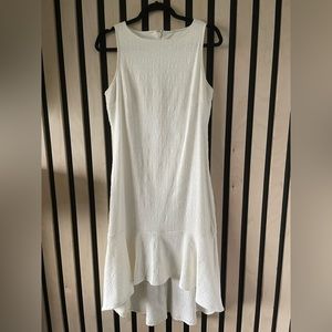 New York & Company White Midi Dress